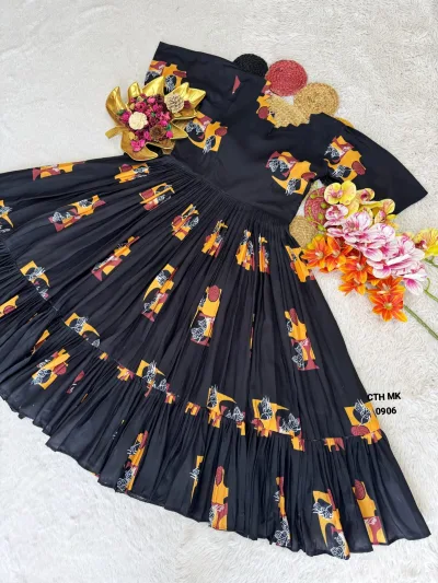 Summer Bloom Soft Cotton Midi Gown